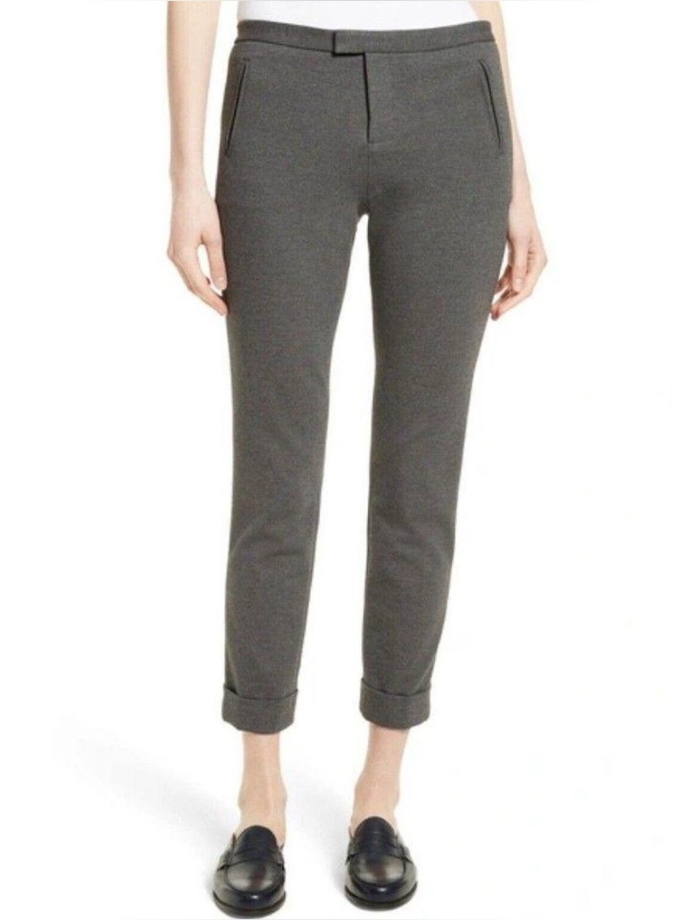ATM Charcoal Ankle Trousers